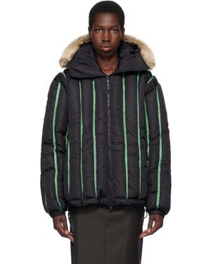 Stanley Raffington Quilted Puffer Bomber Jacket - Black
