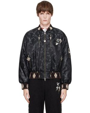 Chopova Lowena Crescent Bomber Jacket - Black