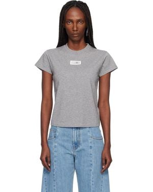 MM6 by Maison Margiela Numeric Cotton T-Shirt - Black
