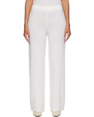 MM by Max Mara Epopea Lounge Trousers - White