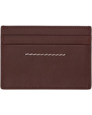 MM6 by Maison Margiela バーガンディ Numeric カードケース - パープル
