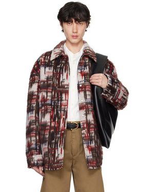 Bottega Veneta Alpaca Check Overshirt - Multicolour