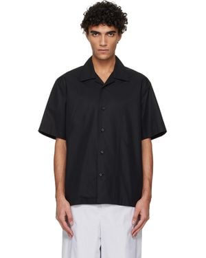 Jil Sander Embroidered Shirt - Black