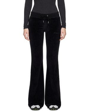Sporty & Rich Signature Logo Krystal Joggers - Black