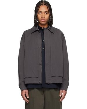 LE17SEPTEMBRE Cargo Pocket Jacket - Black