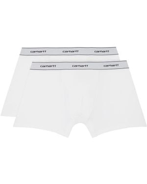 Carhartt ホワイト ボクサー 2枚セット - ブラック