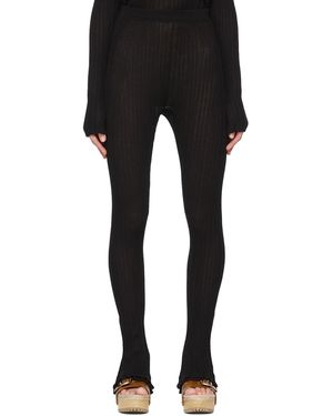 3.1 Phillip Lim Black Cotton Lounge Trousers