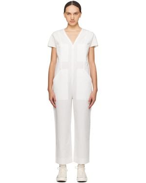 A.P.C. . White Ilina Jumpsuit - Black