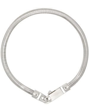 Rick Owens Tower Snake Necklace - Metallic