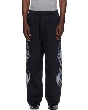 Vetements Graffiti Joggers - Black