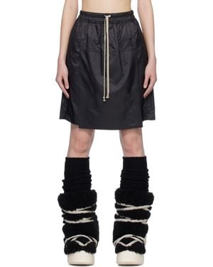 Rick Owens Moncler + Kilt Shorts - Black