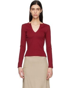 Flore Flore Iman Longsleeve T-Shirt - Red