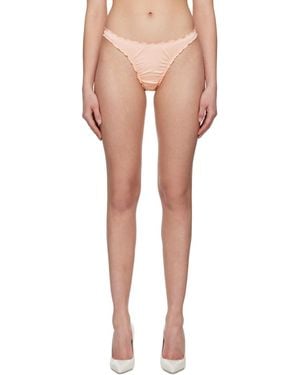 Shadowplay Ruffled Thong - Multicolour