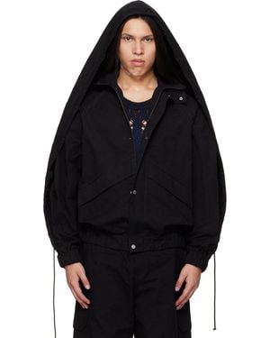 Egonlab Back Fold Track Jacket - Black