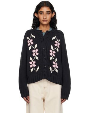 YMC Ssense Exclusive Atomic Cardigan - Black