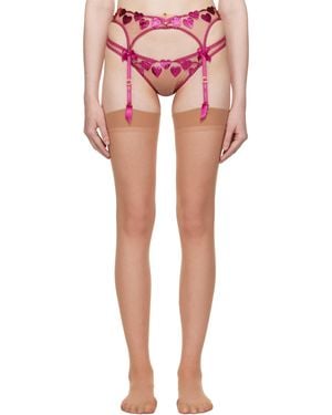 Agent Provocateur Liliya Garter Belt - Red