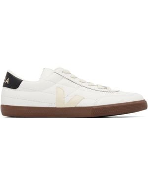 Veja Off- Panenka Leather Sneakers - Black