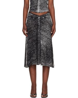 DIESEL M-Livette Midi Skirt - Black