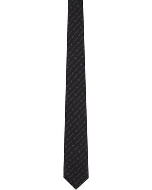 Givenchy 4G Silk Tie - Black