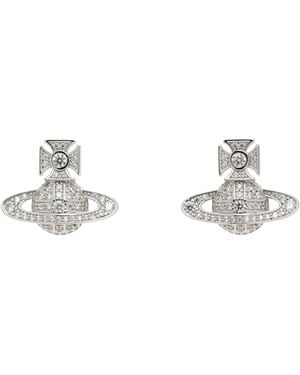 Vivienne Westwood Carmela Bas Relief Earrings - Black