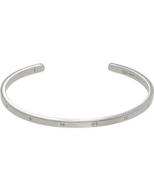 Maison Margiela Number Reference Cuff Bracelet - Metallic