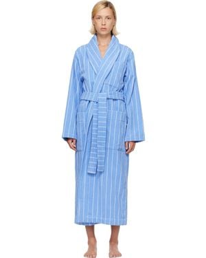 Tekla Terry Classic Bathrobe - Blue