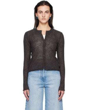 Paloma Wool Button Fine Champions Cardigan - Black