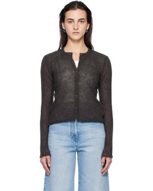 Paloma Wool Button Fine Champions Cardigan - Black