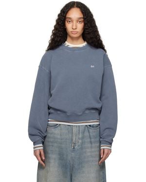 ERL '' Crewneck Sweatshirt - Blue