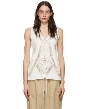 Partow Eden Tank Top - White