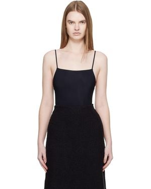 Jil Sander Spaghetti Straps Bodysuit - Black