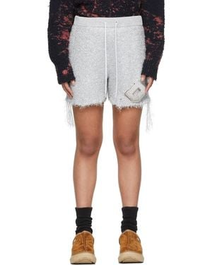 Doublet Metal Letter Shorts - Black