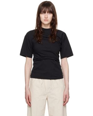 TOTEME ツイスト Tシャツ - ブラック