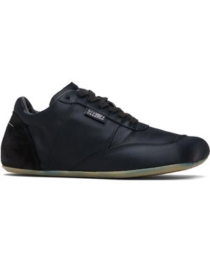 MM6 by Maison Margiela Satin Factory Trainers - Black
