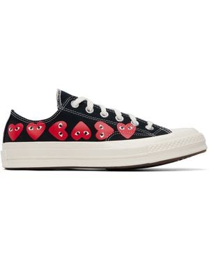 COMME DES GARÇONS PLAY Converse Edition Chuck 70 Multi Heart Trainers - Blue