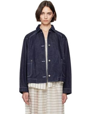 Casey Casey Drays Travail Denim Jacket - Blue