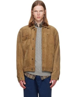 Polo Ralph Lauren Suede Jacket - Brown