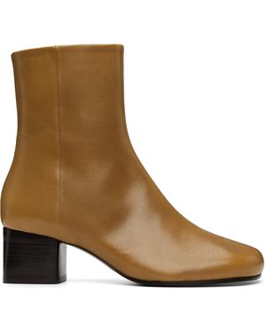 Lemaire Tan Anatomic 55Mm Boots - Brown