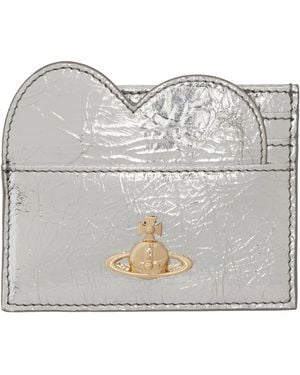 Vivienne Westwood Heart Card Holder - Metallic