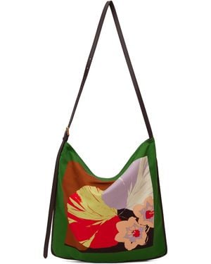 Dries Van Noten Large Scarf Tote - Red