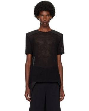 OLLY SHINDER Net T-Shirt - Black