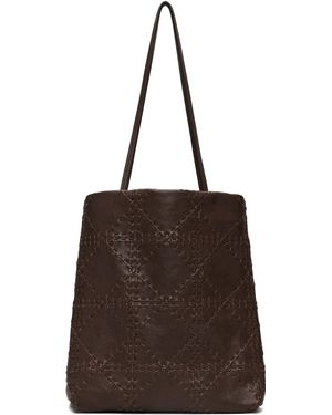 The Row Lilou Woven Bag - Brown