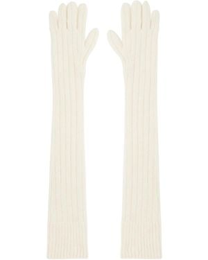 Dries Van Noten Off-white Long Gloves