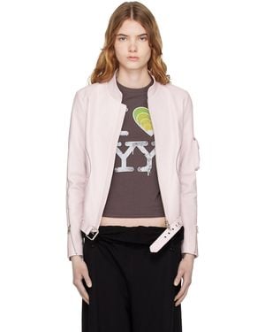 OPEN YY Leather Radius Motor Jacket - Black