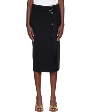 Proenza Schouler Carine Cargo Midi Skirt - Black