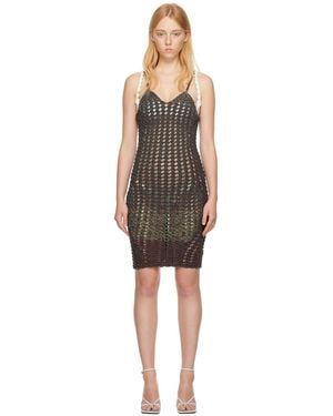 Isa Boulder Minicable Reversible Midi Dress - Black