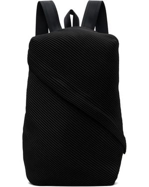 Pleats Please Issey Miyake Bias Pleats Backpack - Black
