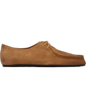 Jil Sander Tan Hood Lace-Up Derbys - Brown