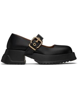 Marni Mary Jane Platform Loafers - Black