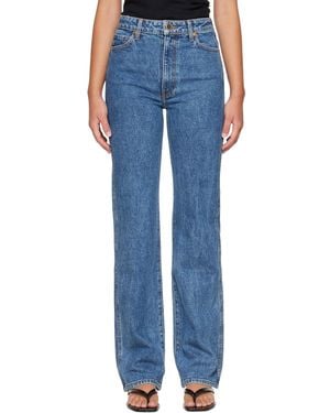 KHAITE Danielle Stretch Jeans - Blue